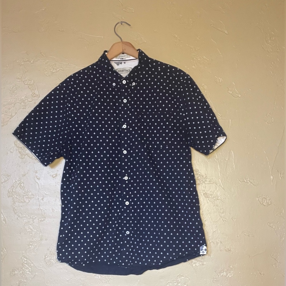 Heritage Report Collection Anchor Button Up Shirt - image 2